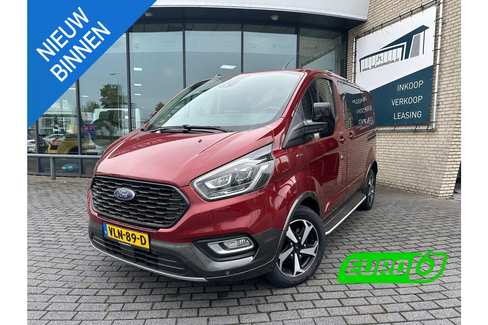 Ford Transit Custom *ACTIVE*DC*6-PERS*AUTOM*2XSCHUIF*ACC*XENON*UNIEK*